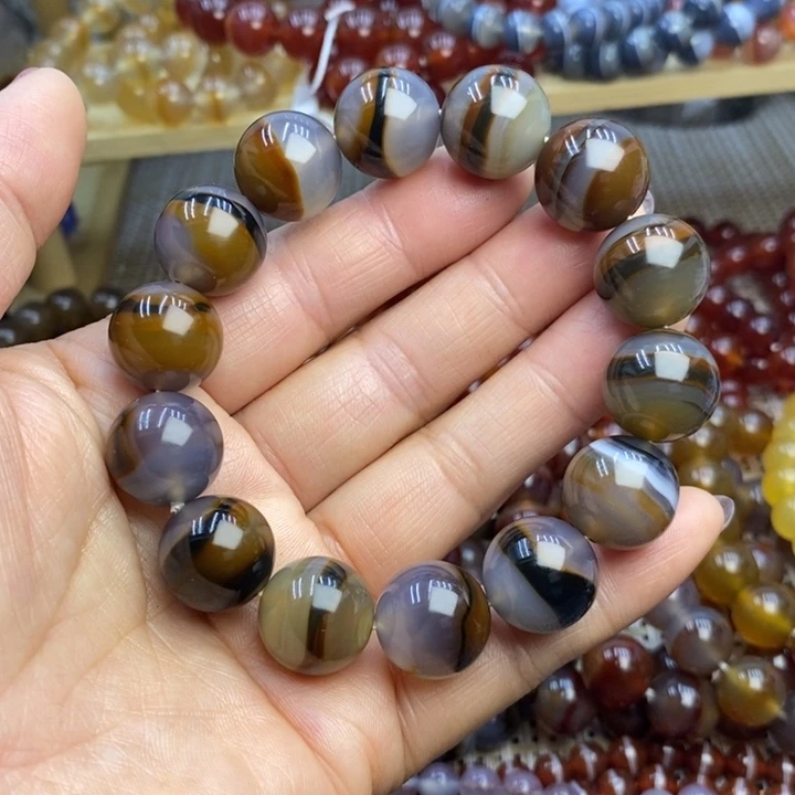 玛瑙/玉髓未镶嵌手链