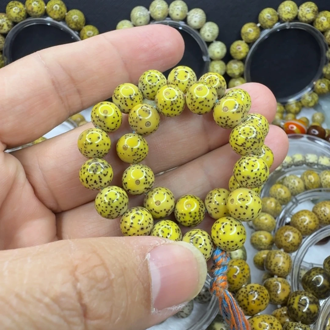 星月菩提手串黄金瞳圆珠手持9