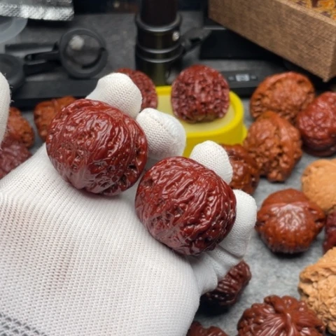 鑫***y把件文玩核桃铁锤40