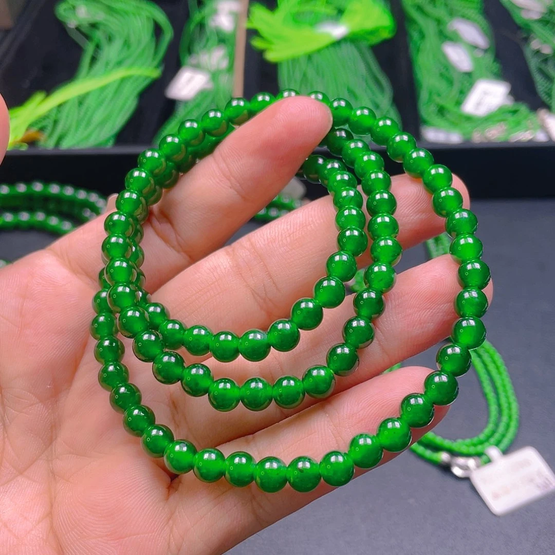 翡翠未镶嵌颈饰天然A货翡翠