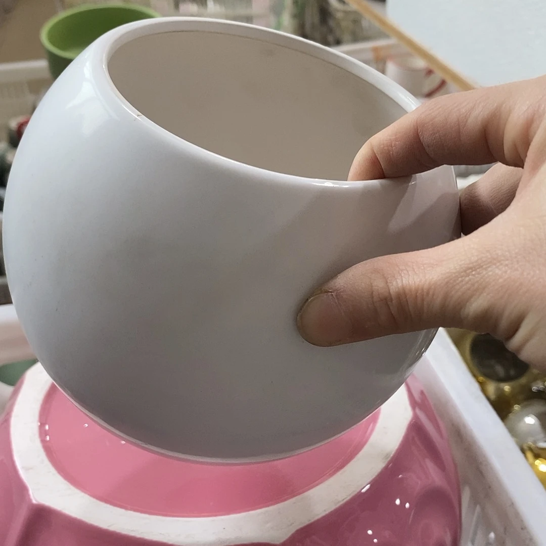 杯子陶陶盆有孔 瑕疵介意勿拍