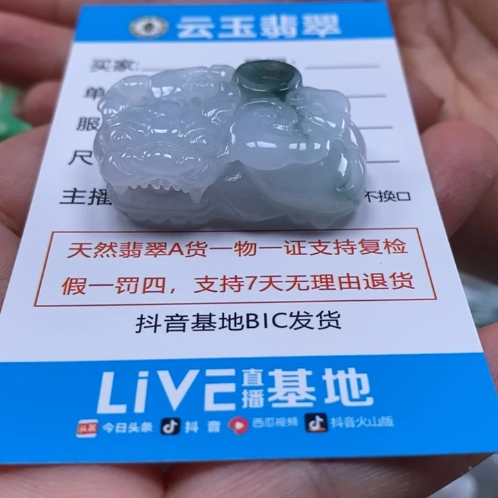 颈饰未镶嵌翡翠多人貔貅