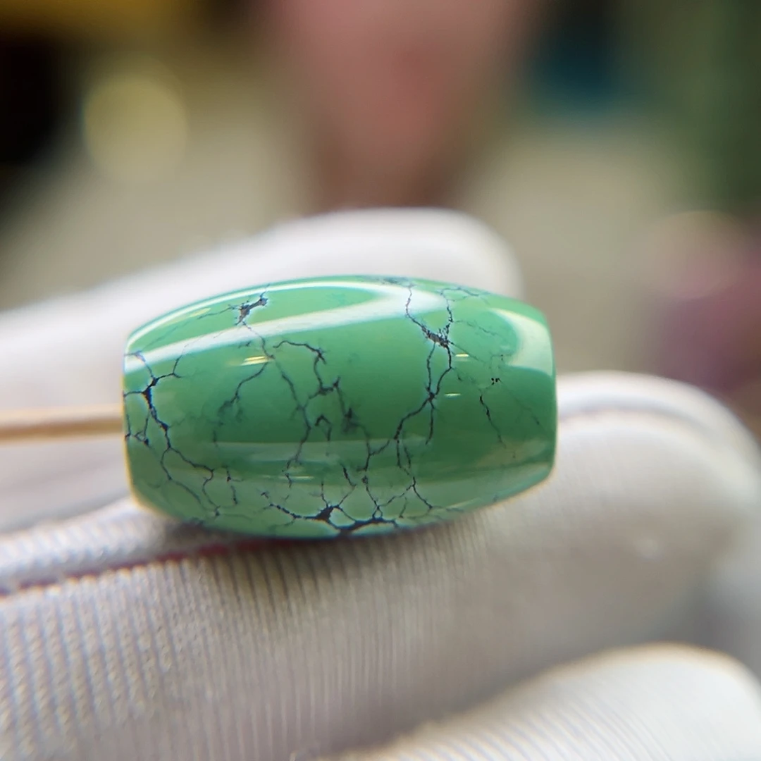 绿松石未镶嵌珠宝奇石13.6直径