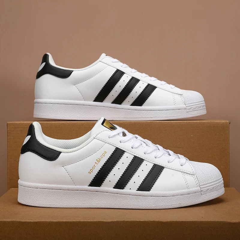 黑白金标 金典时尚百搭 男女同款情侣休闲板鞋