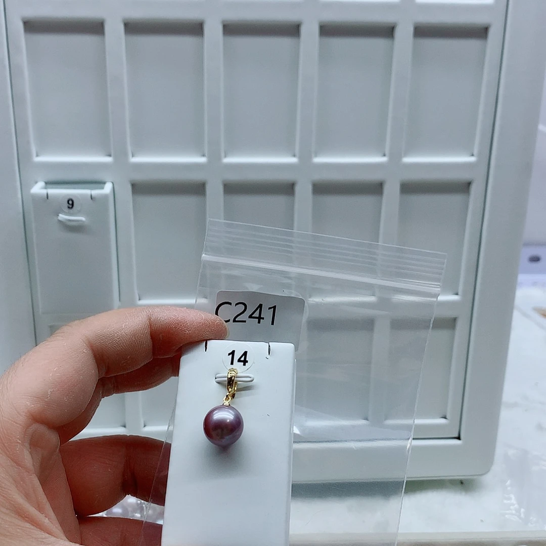 合金吊坠(不含链)淡水珍珠