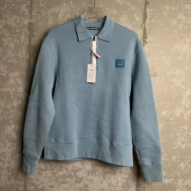 未使用 WE11 DONE S*1/Acne Studio笑脸polo领卫衣/14967