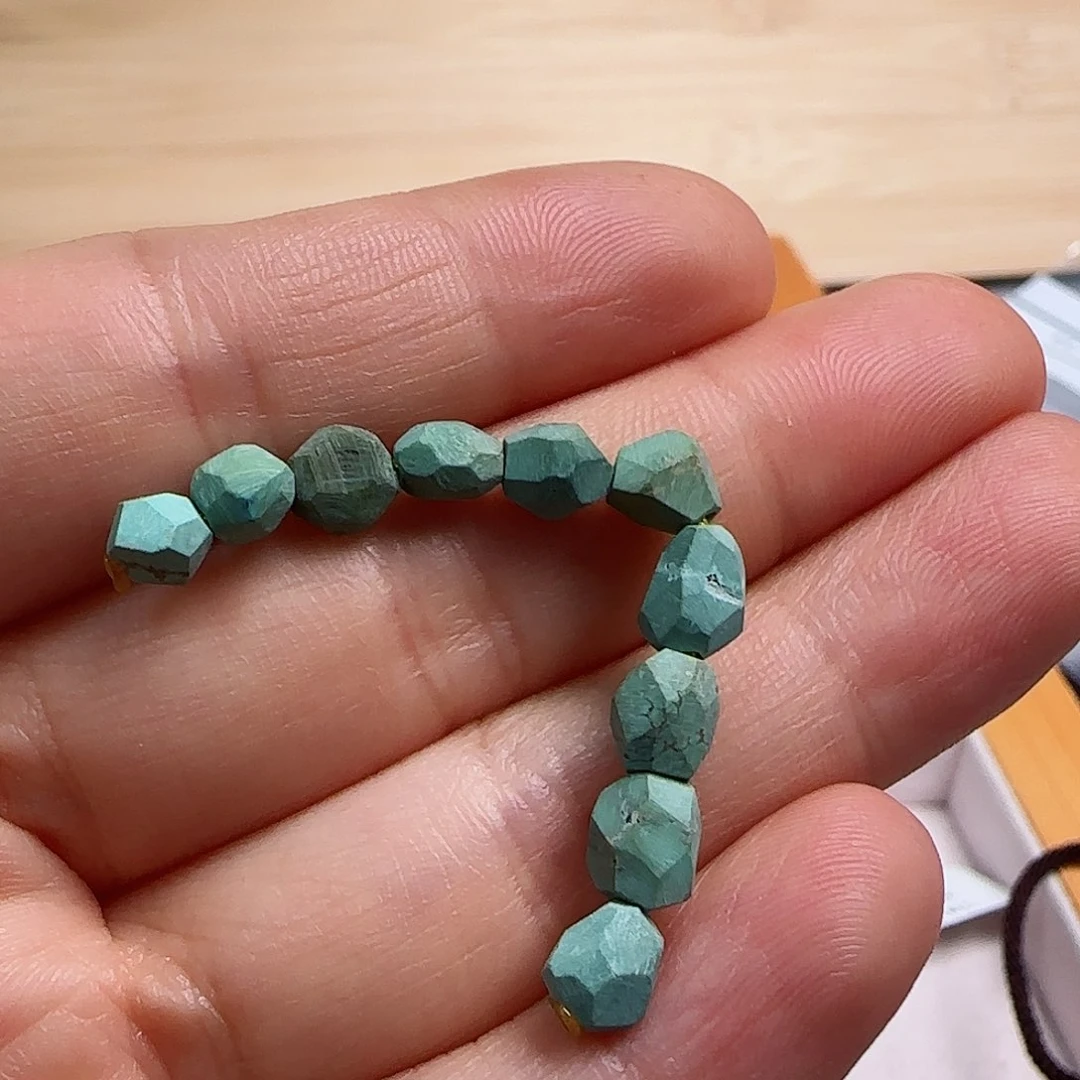 绿松石珠宝半成品未镶嵌