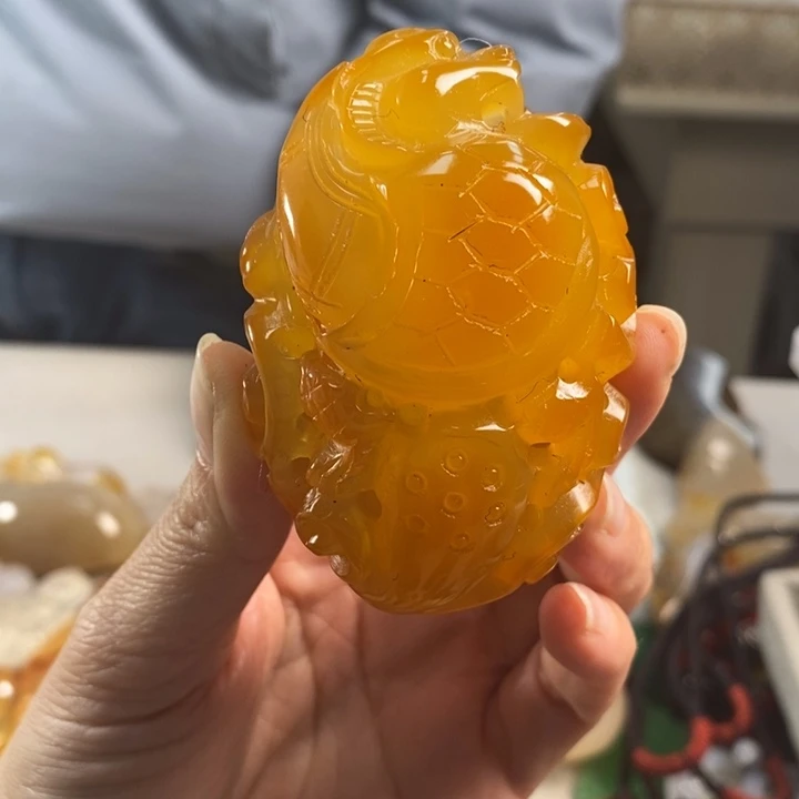 玛瑙/玉髓吊坠(不含链)未镶嵌M**静