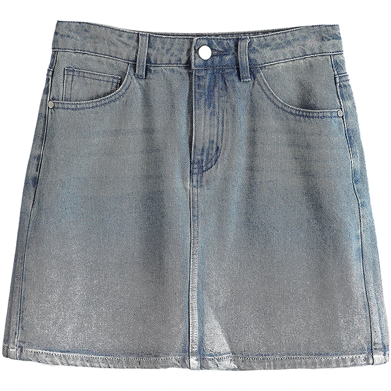 F185-伍莎服饰云仓百搭时尚新款夏季半裙#YPL36Q015D