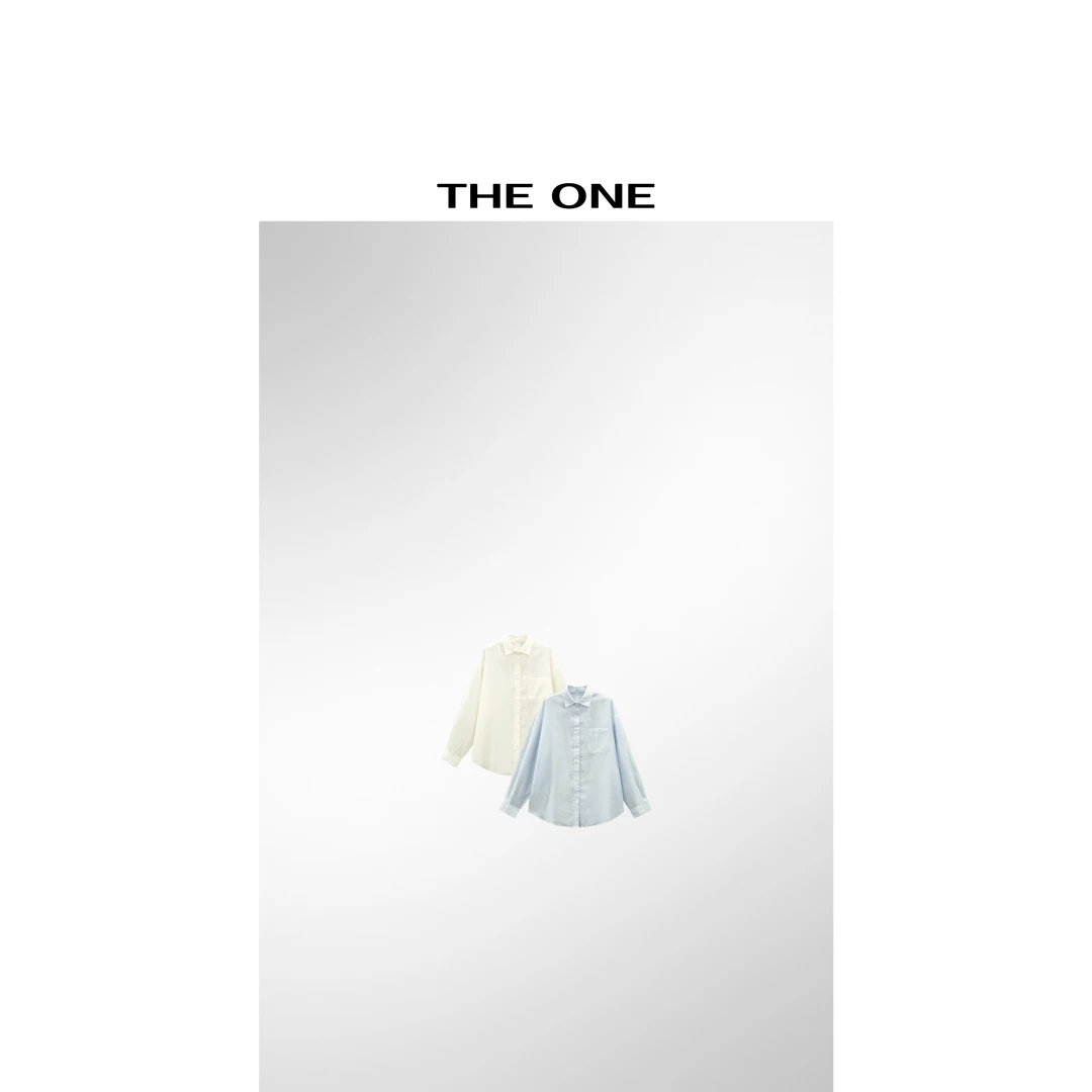 【AZE JIA】海盐气泡水  欧若风莱赛尔亚麻衬衫  LF50212C2