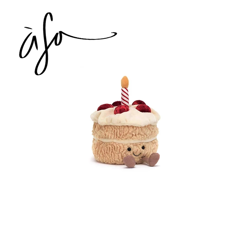 ASA-【超可爱趣味草莓生日蛋糕玩偶】（wo00001）