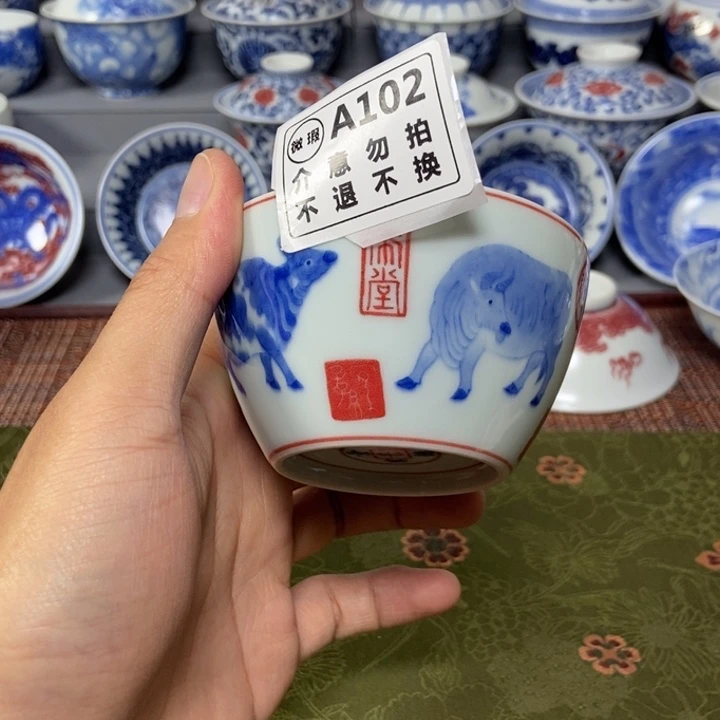 宋景德镇非遗陶瓷艺术品（开片微瑕）
