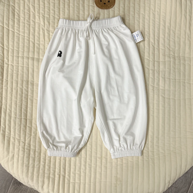 【莫代尔休闲裤 小乐妈咪】女童款夏装新款女宝宝裤子春夏防晒裤D18