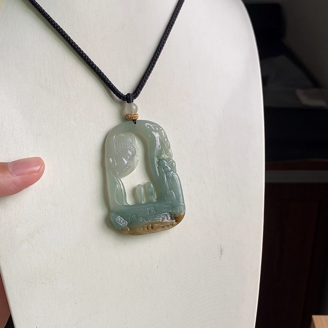 【闪购商品】颈饰未镶嵌翡翠天然缅甸A货翡翠