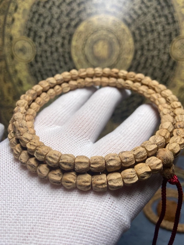 热镇柏香籽多棱顺 百香籽 108长条脖挂