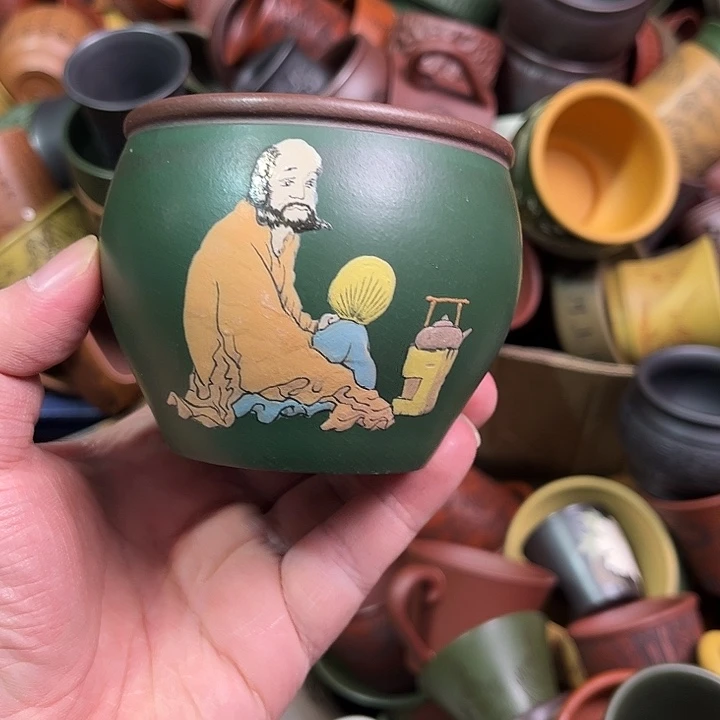 紫砂茶杯全手工紫砂主人杯