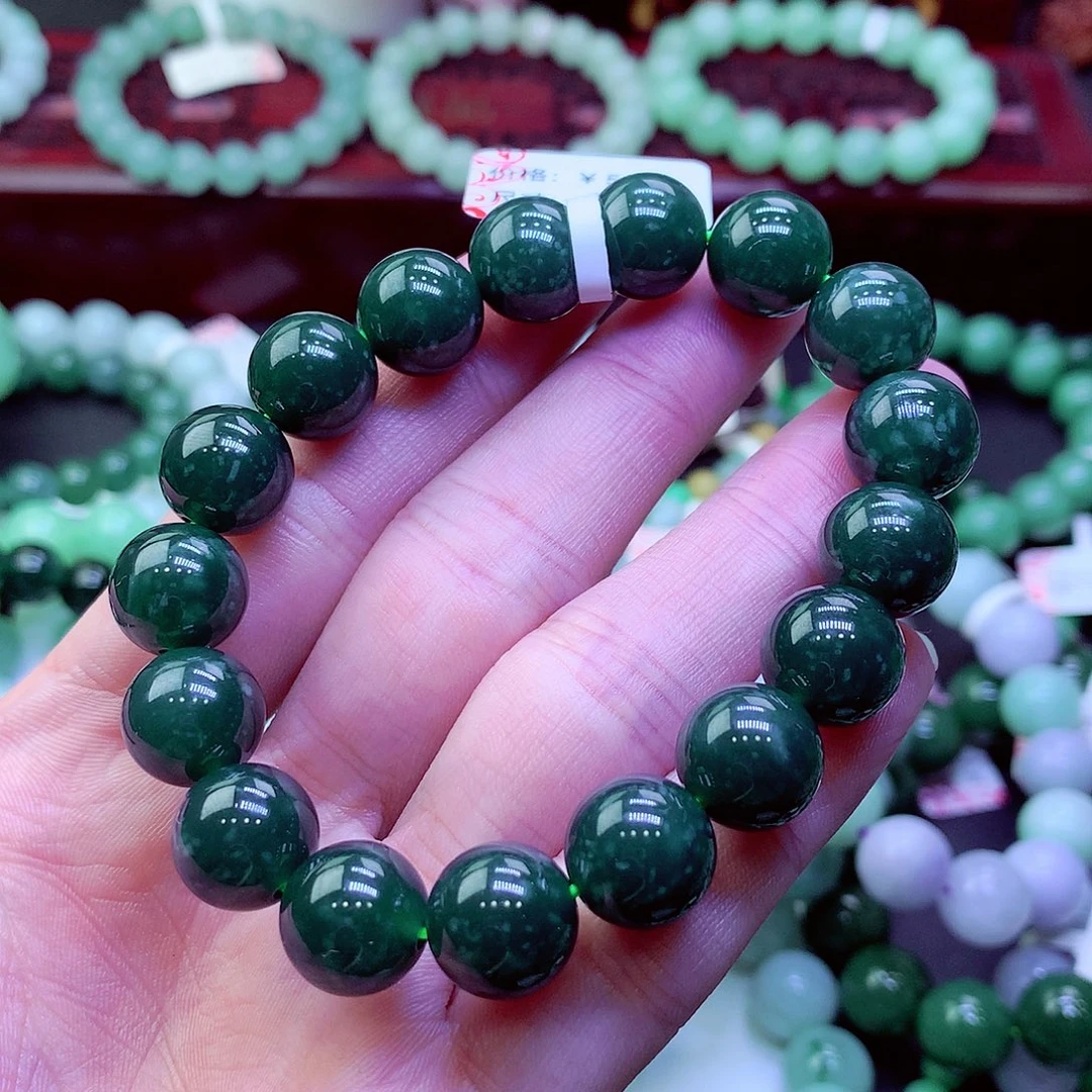 翡翠未镶嵌毛衣链