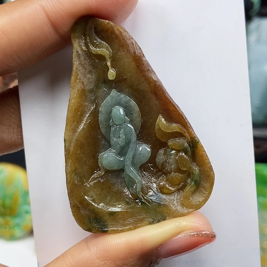 定制翡翠未镶嵌天然缅甸翡翠一物一证