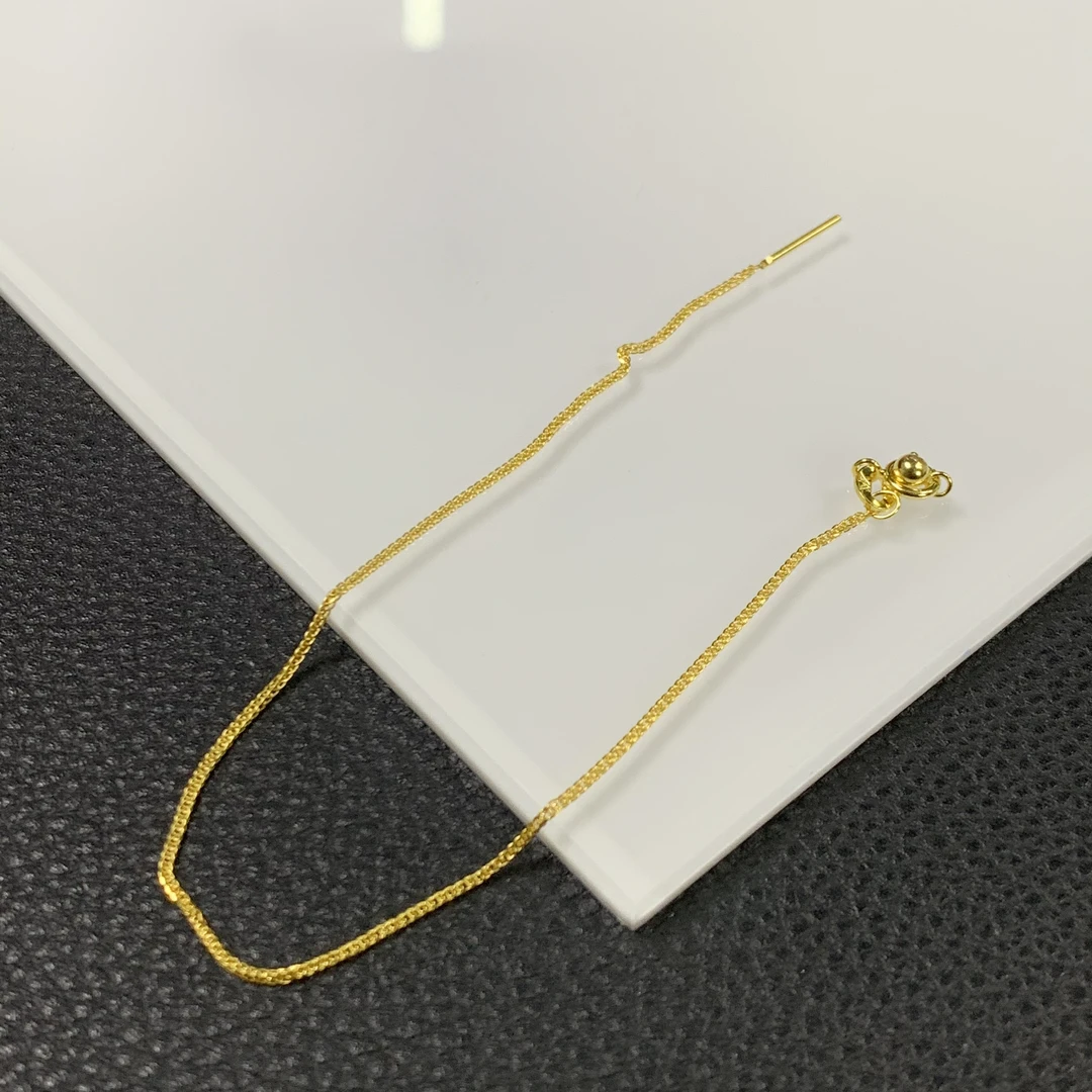 925银手链 「戴琴珠宝」FR4005-银金色肖邦万能手链-YJ-020217