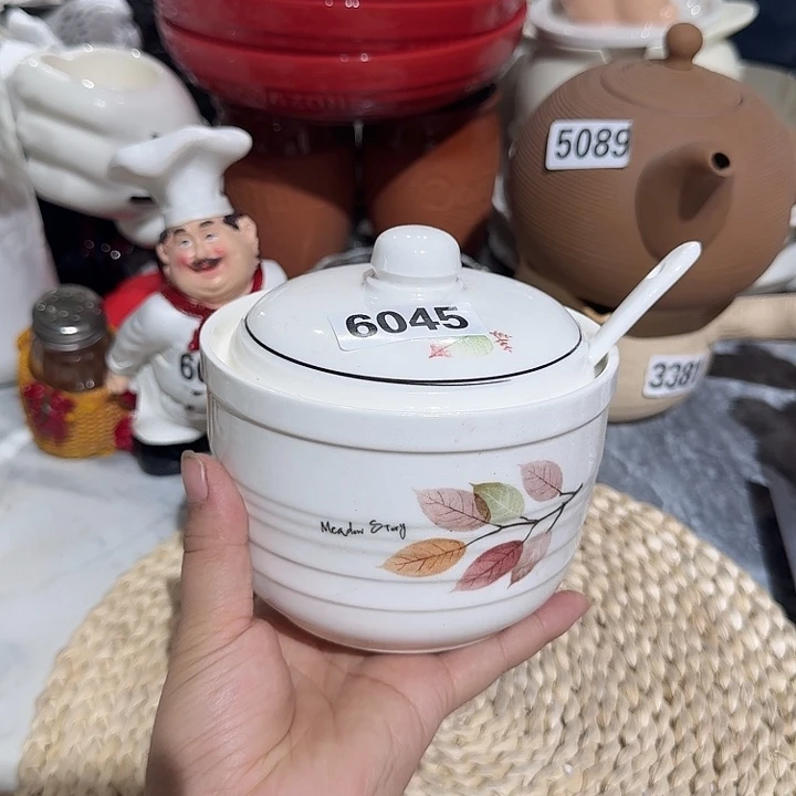 瓷片微瑕陶瓷满15包邮6045