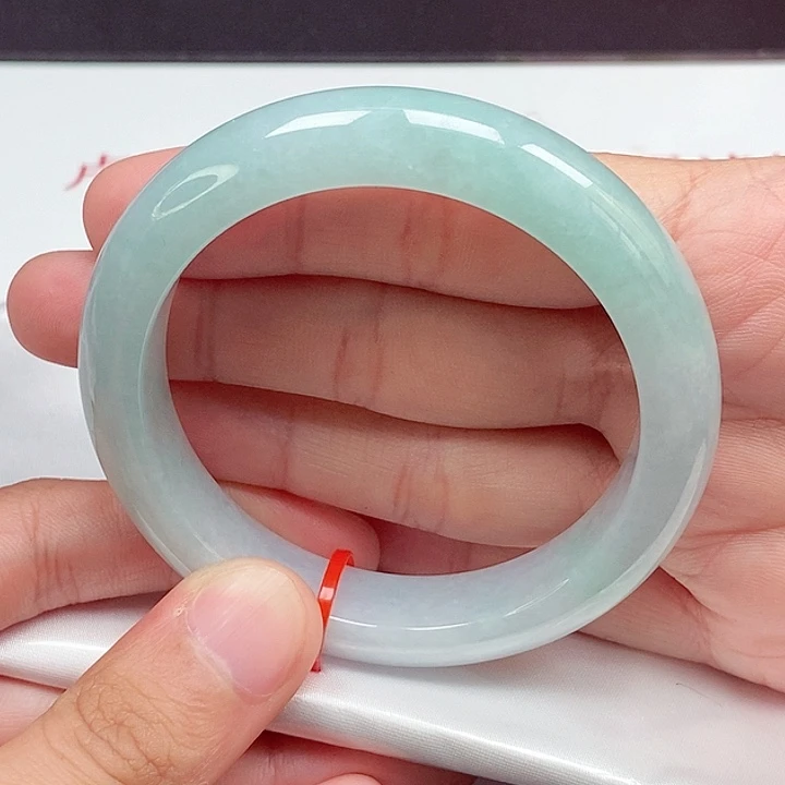 翡翠未镶嵌手镯58圈口