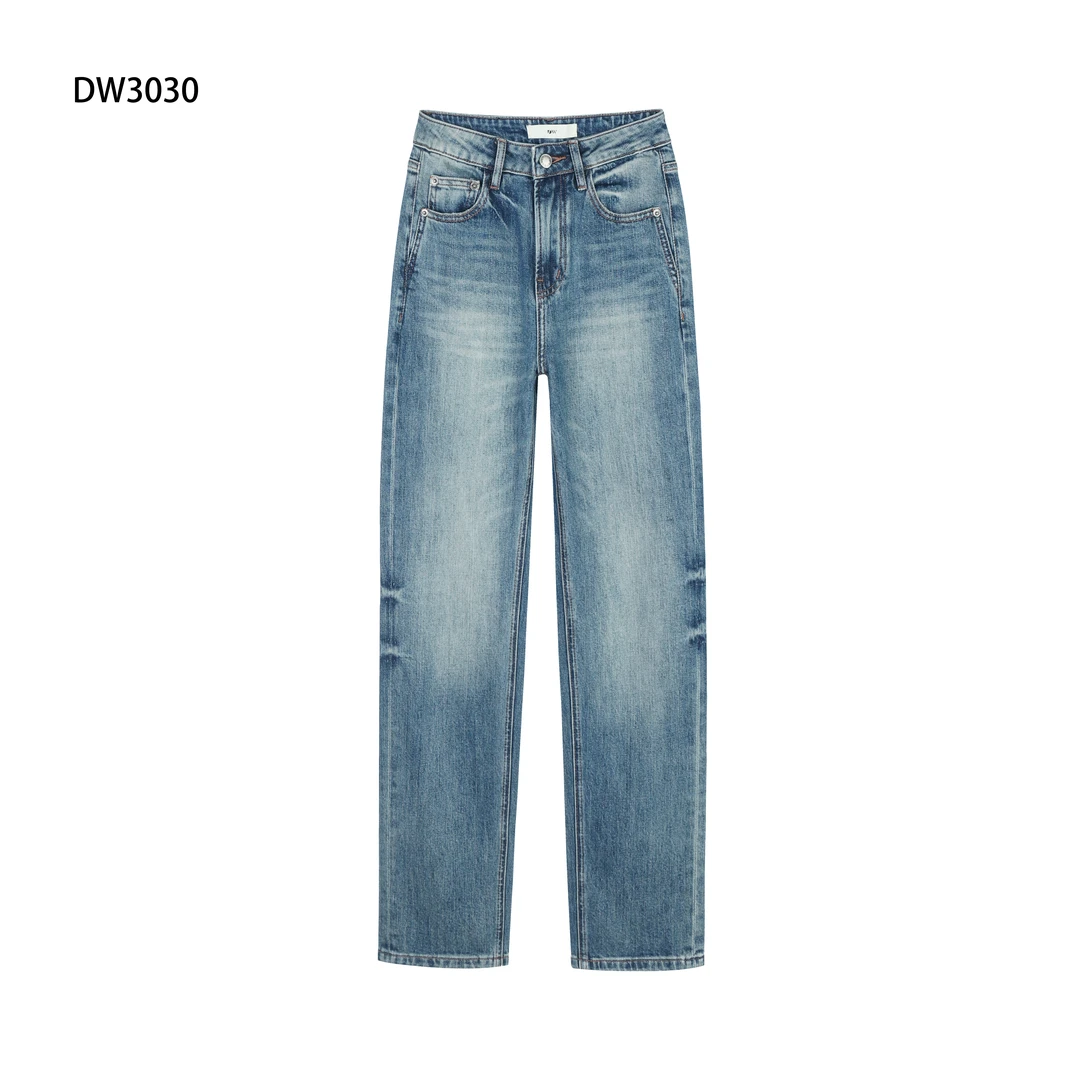 【ASIA BLUE】·  · 2025春季微弹复古洗水窄版直筒牛仔裤DW3030