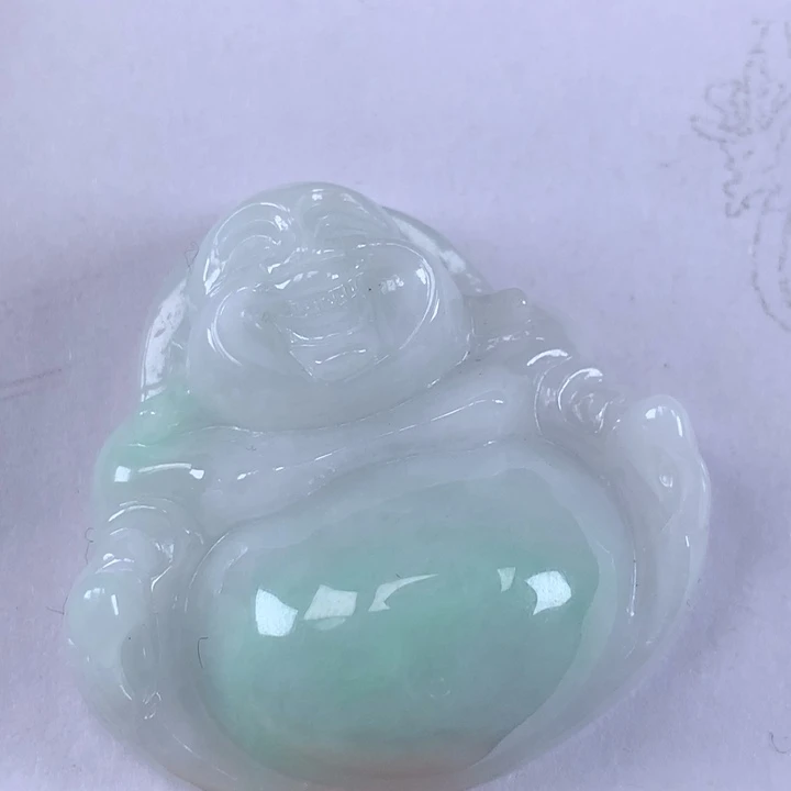 颈饰未镶嵌翡翠佛公