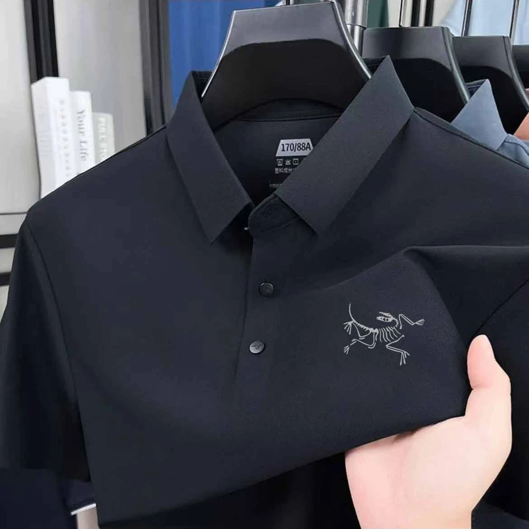 【刺绣】【茑_POLO】高奢舒适时尚翻领高定奢品休闲男女polo衫【逸铭】