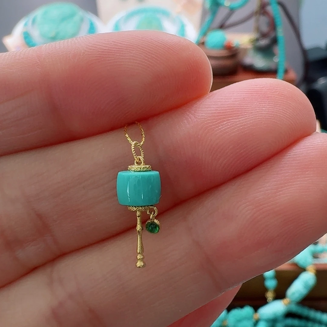 绿松石未镶嵌珠宝半成品