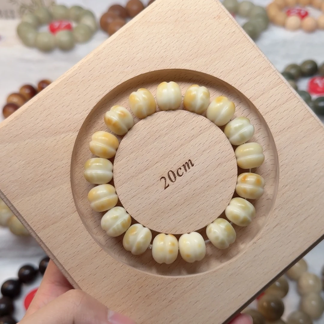 白玉菩提吊坠卡24手工干磨小汉堡