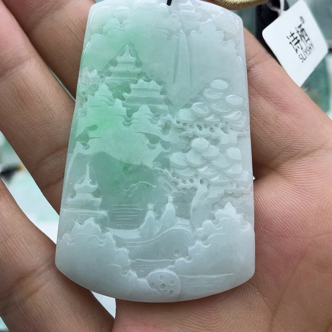 颈饰未镶嵌翡翠翡翠