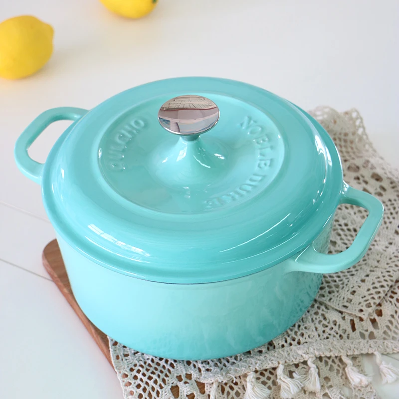 千乐欧公爵系列24cm炖锅珐琅锅铸铁锅炖煮锅烧锅