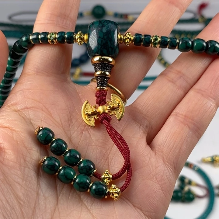 皓***辰玻璃颈饰三通套装