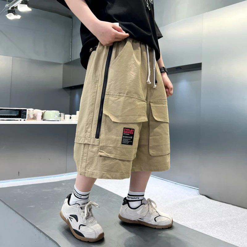 童装男童短裤夏装2025新款男孩夏季工装中大童裤子薄款休闲儿童潮