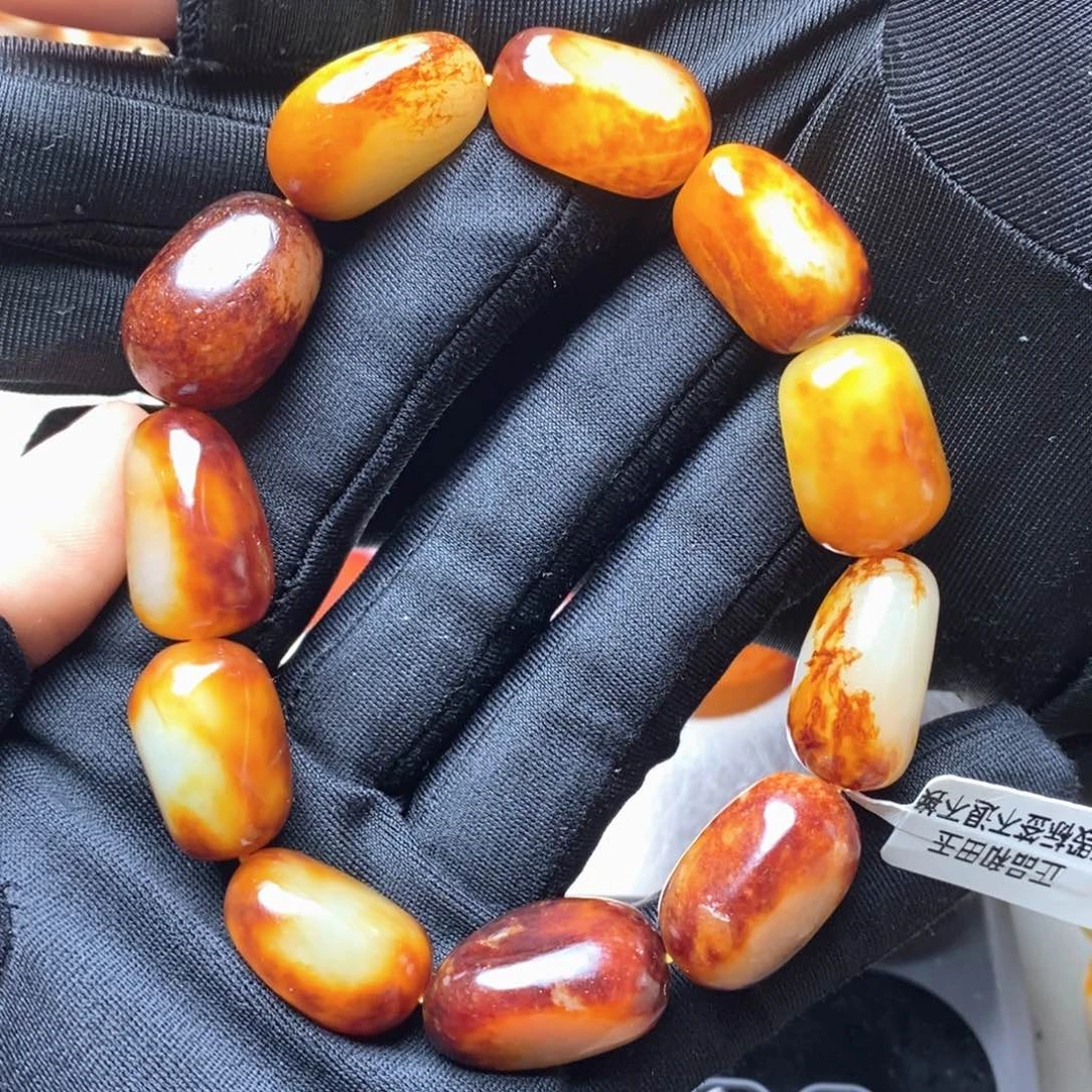 老***头手链未镶嵌和田玉