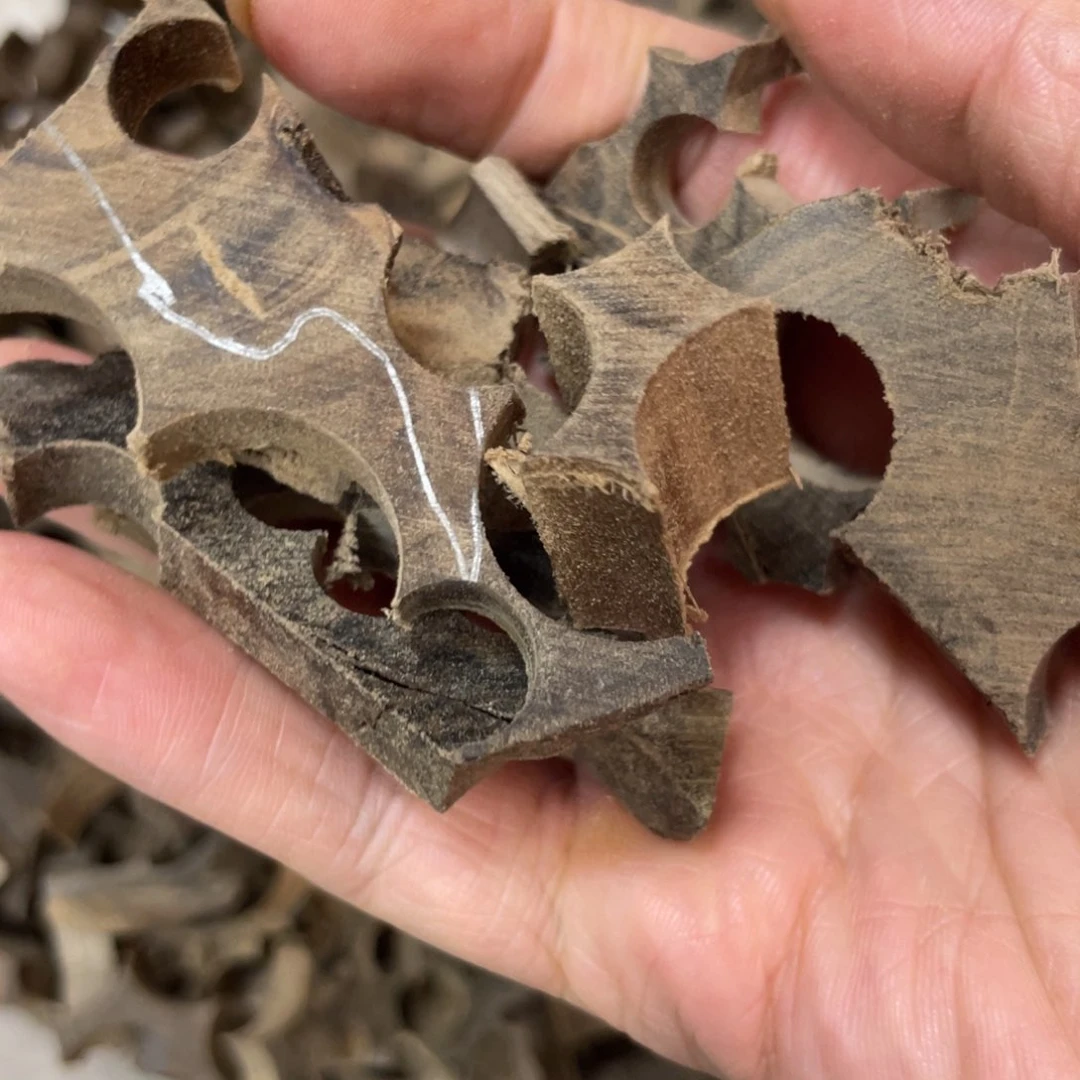 心***死檀香木其他老山檀香老料阴沉50克