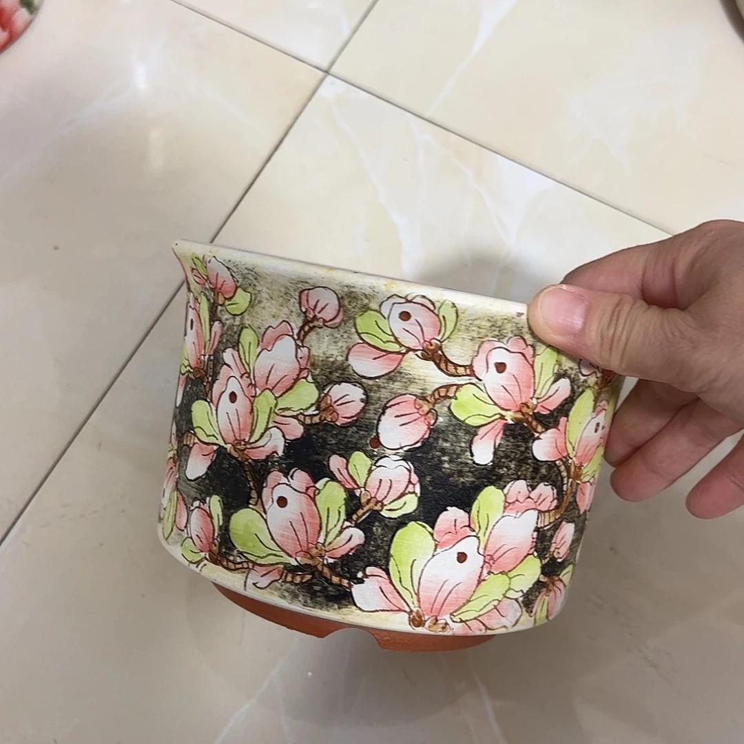 景德镇炫彩手绘口16高12