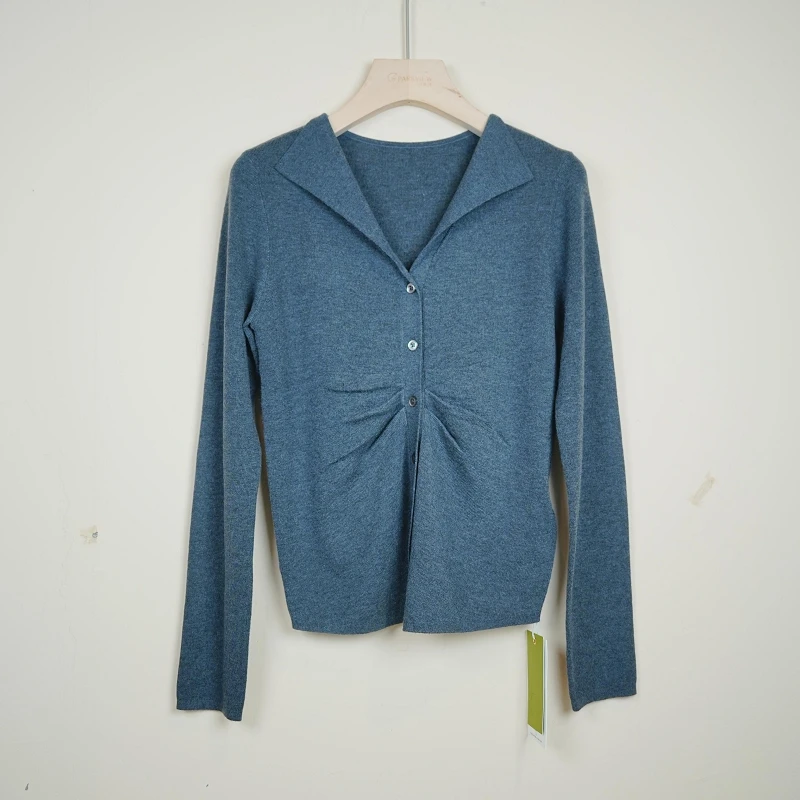 PARKVIEW/百芙川针织衫气质长袖时尚休闲百搭羊毛翻领AW3097-2