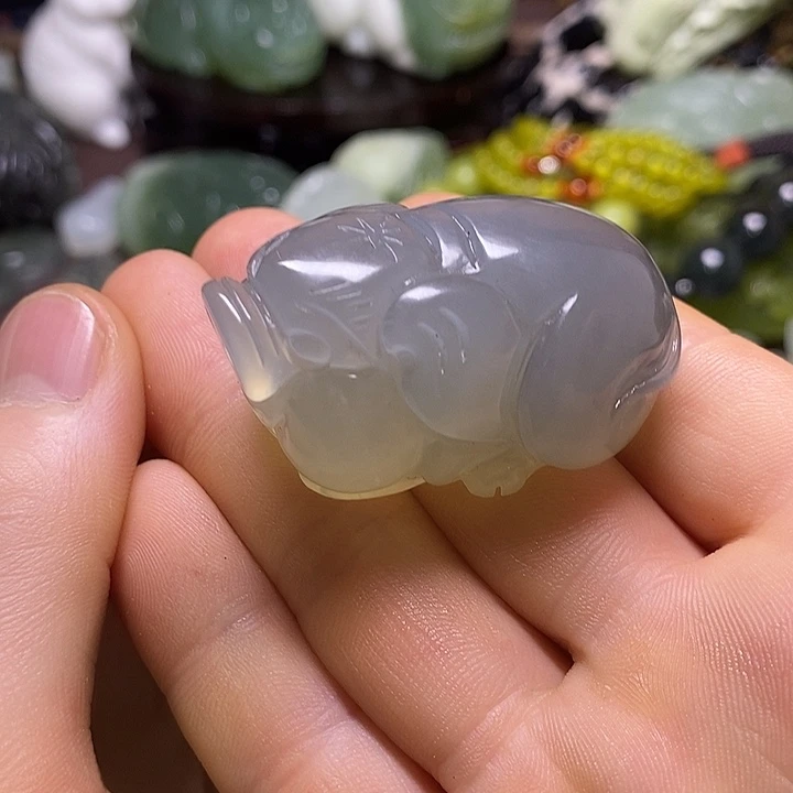 岫玉未镶嵌岫玉颈饰