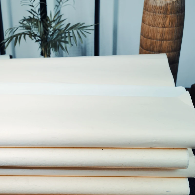 白色半生熟【付记鹏老师同款】定制配方，渗墨不洇墨，四尺全开100张