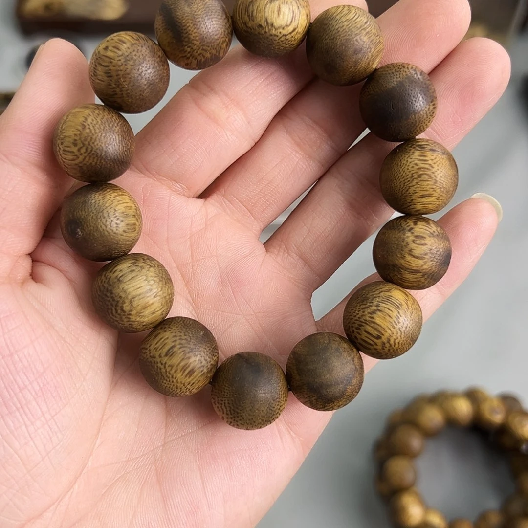 沉香沉香香囊海南乌身圆叶1.6mm圆珠单圈福利款多样性发一