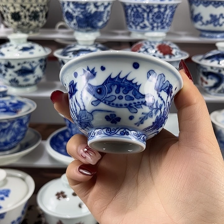 景德镇溪山居手工手绘