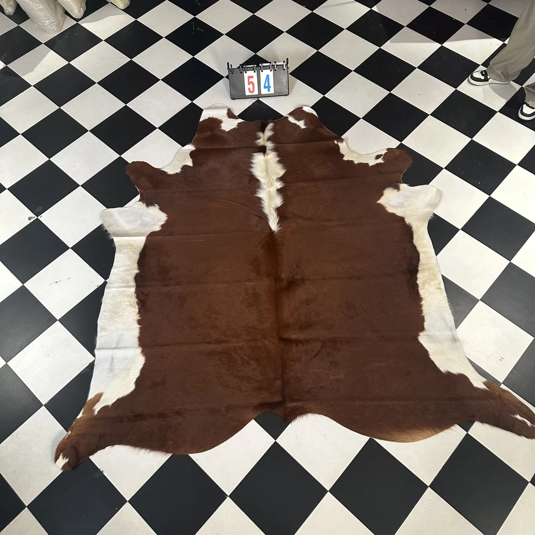 【本尼家】K54 225x210cm专拍牛皮地毯家用轻奢