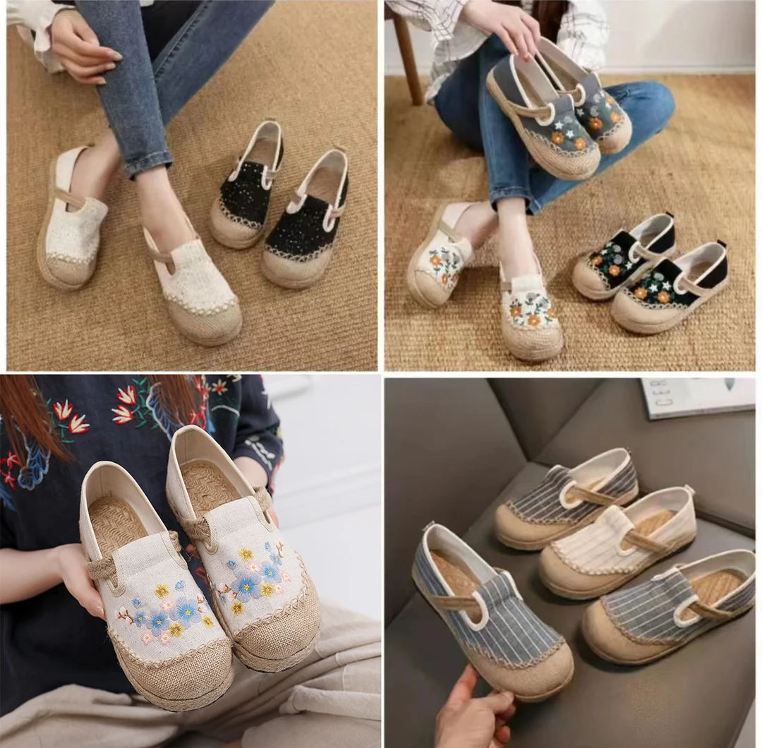 断码福利绣花鞋老北京布鞋民族风绣花鞋