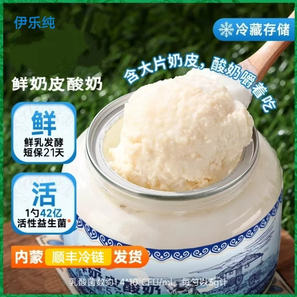 【内蒙古直发】手工奶皮子酸奶新鲜早餐酸奶健康美味营养代餐牧纯
