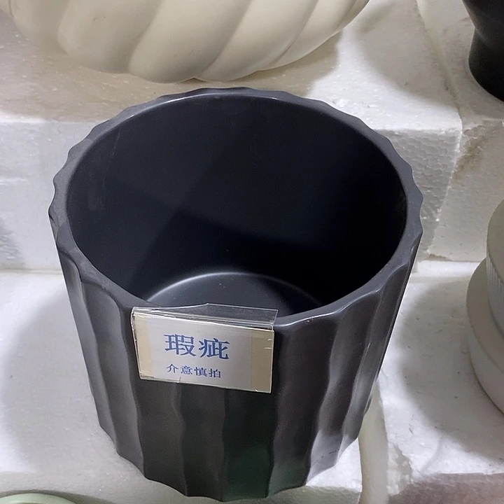 紫砂花盆多肉绿植盆瑕疵有孔