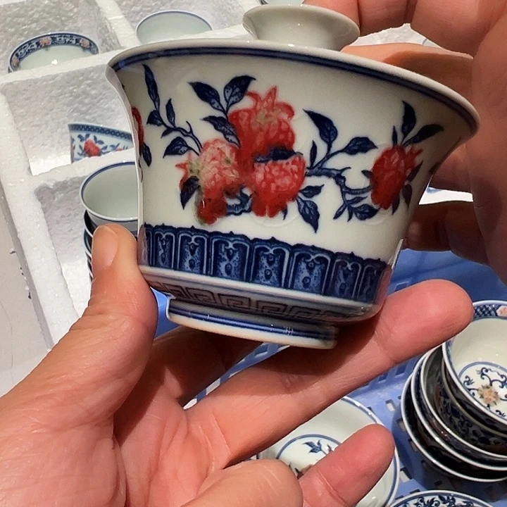 微瑕臻玉古坊原矿孔雀石釉里红