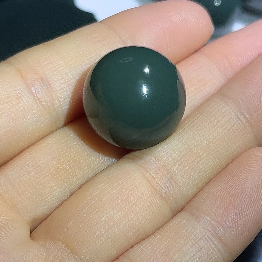 和田玉（青玉）未镶嵌颈饰20mm