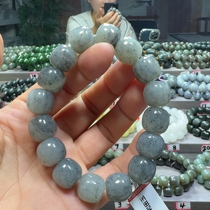 手链未镶嵌和田玉新疆青花老型卡14