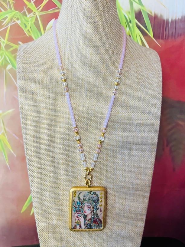 【扎基拉姆+黄金九尾】半手绘唐卡